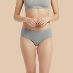 Alternative view of 【新年優惠9折】知蓮有機棉竹碳中腰女內褲(1入裝)無塑包裝