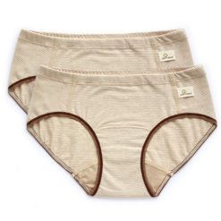 蜜貼生理褲棕色條紋組合