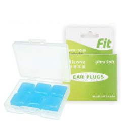 【FIT】醫療級超舒適矽膠耳塞（Silicon Ultra Soft）藍色6入裝