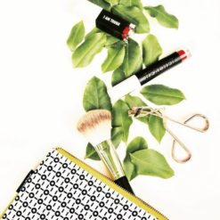 Alternative view of 【絕版出清特賣】加拿大Keep Leaf 有機棉隨身收納包/化妝包(黑白普普)