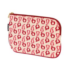 【絕版出清特賣】加拿大Keep Leaf 有機棉隨身收納包/化妝包(粉紅鮮果)