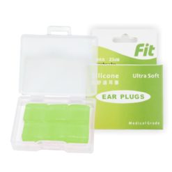 【FIT】醫療級超舒適矽膠耳塞（Silicon Ultra Soft）綠色6入裝
