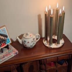 Alternative view of Rose Nisbet 手工皇冠燭台- 粉