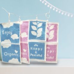 Homey Organic知蓮有機棉迷你巾組-大(4入/組)花色可選