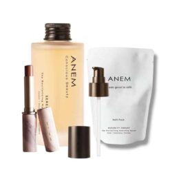 【買1組送1支】ANEM簡約保養-寧靜山林｜水潤活粹精華露組(加碼送唇膏)